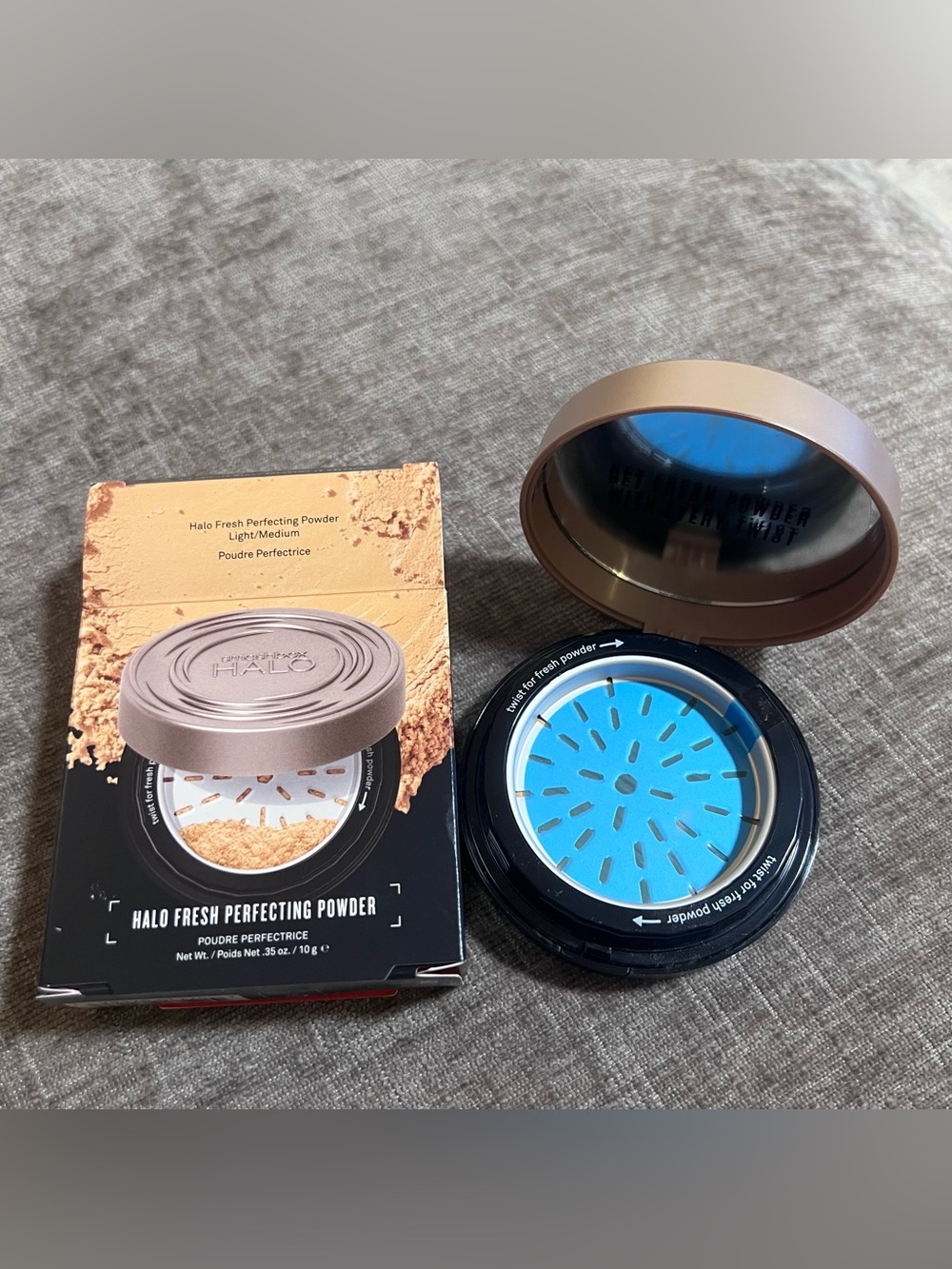 Smashbox Halo Fresh Perfecting Powder Light/Medium 0.35 oz / 10g